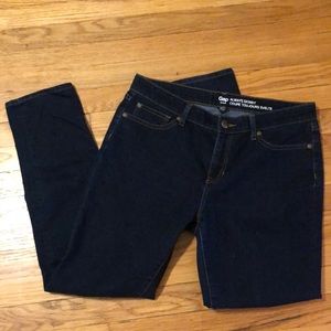 Gap dark wash always skinny jeans